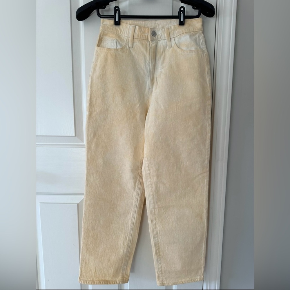 Free People Cream (vintagy color) Boyfriend Jean